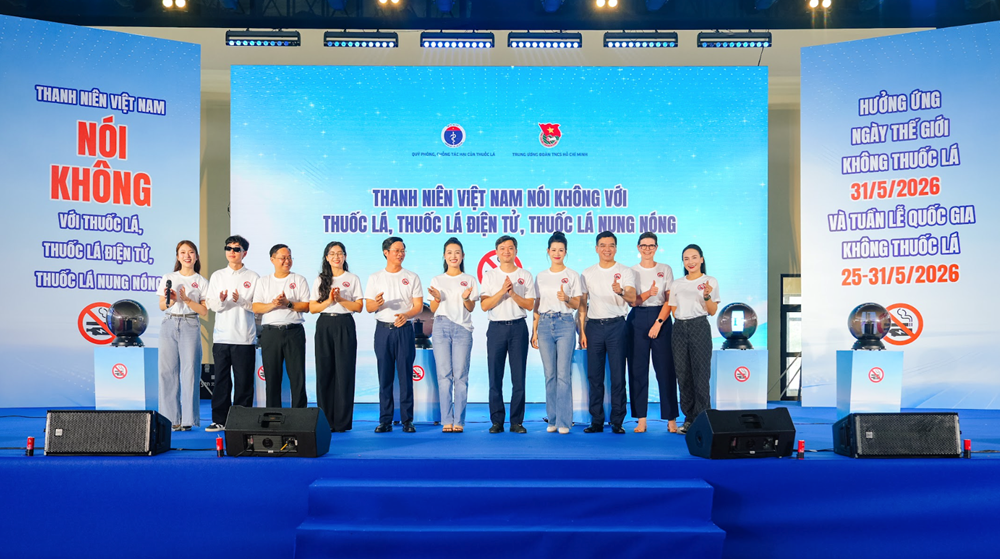 Tuổi trẻ Việt Nam tiên phong vì môi trường không khói thuốc - ảnh 4