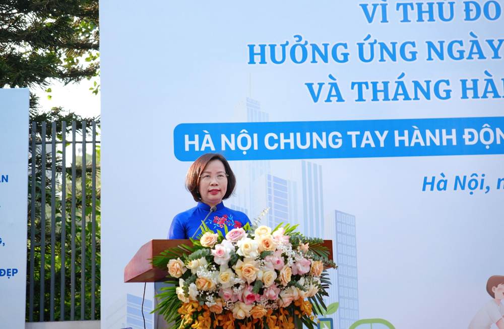 Hà Nội phát động phong trào thi đua “Toàn dân chung tay bảo vệ môi trường, vì Thủ đô xanh – sạch – đẹp” - ảnh 2