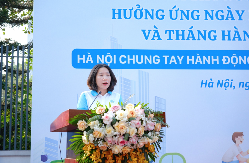 Hà Nội phát động phong trào thi đua “Toàn dân chung tay bảo vệ môi trường, vì Thủ đô xanh – sạch – đẹp” - ảnh 3