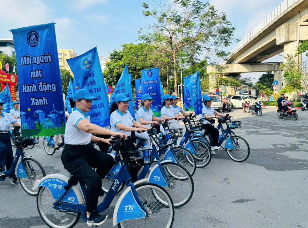 Hà Nội phát động phong trào thi đua “Toàn dân chung tay bảo vệ môi trường, vì Thủ đô xanh – sạch – đẹp” - ảnh 6