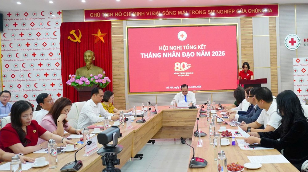 Tháng Nhân đạo 2026 vượt chỉ tiêu huy động nguồn lực - ảnh 1