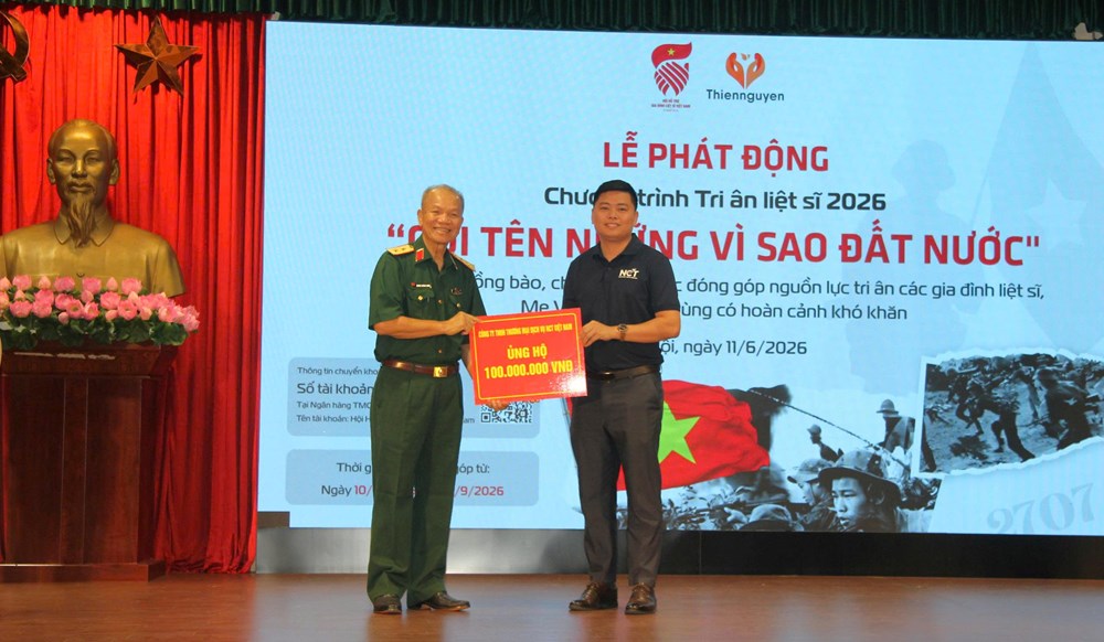 Phát động chương trình tri ân liệt sĩ “Gọi tên những Vì sao đất nước” - ảnh 6