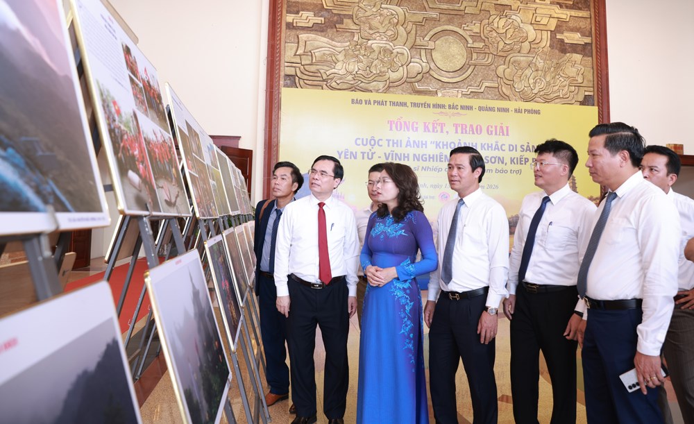 26 tác phẩm được trao giải cuộc thi ảnh “Khoảnh khắc di sản Yên Tử - Vĩnh Nghiêm - Côn Sơn, Kiếp Bạc“ - ảnh 1