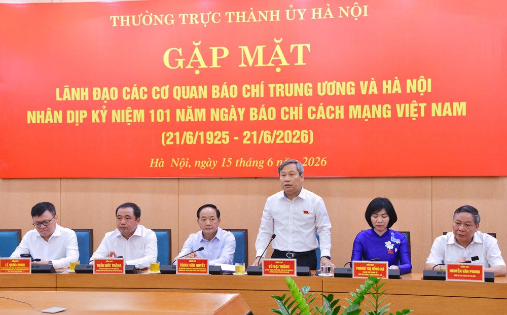 Hà Nội gặp mặt lãnh đạo các cơ quan báo chí nhân ngày 21.6 - ảnh 2