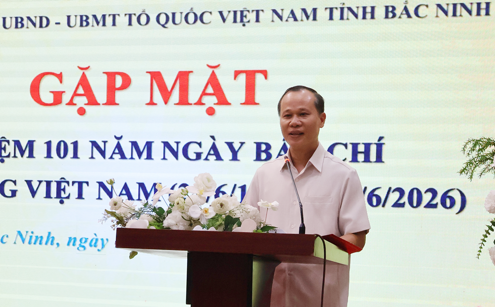 Bắc Ninh gặp mặt các nhà báo, phóng viên đồng hành cùng sự phát triển của tỉnh - ảnh 1