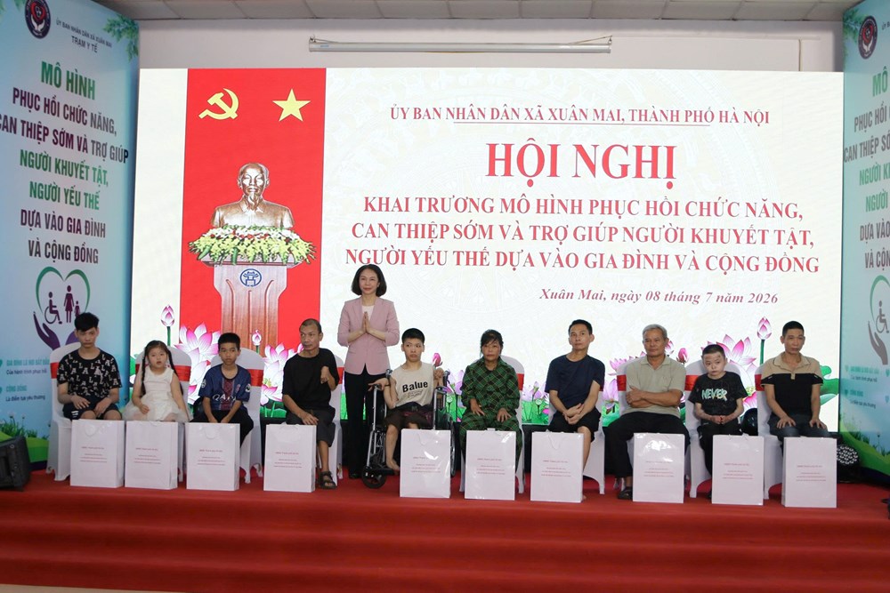 Hà Nội thí điểm mô hình phục hồi chức năng cộng đồng cho người yếu thế - ảnh 3
