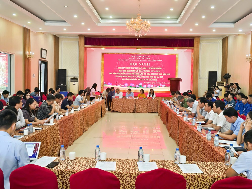 Hưng Yên công bố 16 hoạt động kỷ niệm 300 năm Ngày sinh Danh nhân văn hóa Lê Quý Đôn - ảnh 3