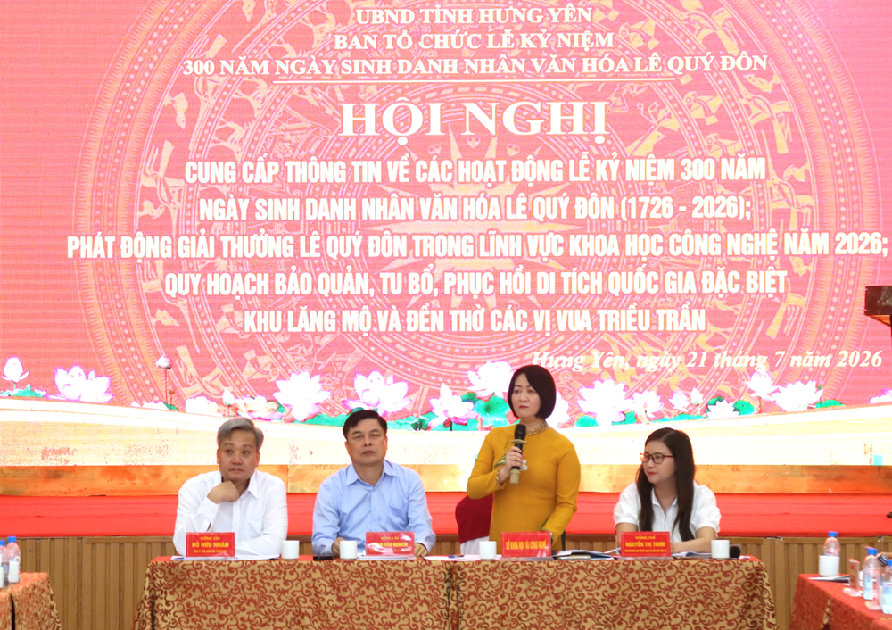 Hưng Yên xét tặng 19 Giải thưởng Khoa học, công nghệ Lê Quý Đôn năm 2026 - ảnh 1