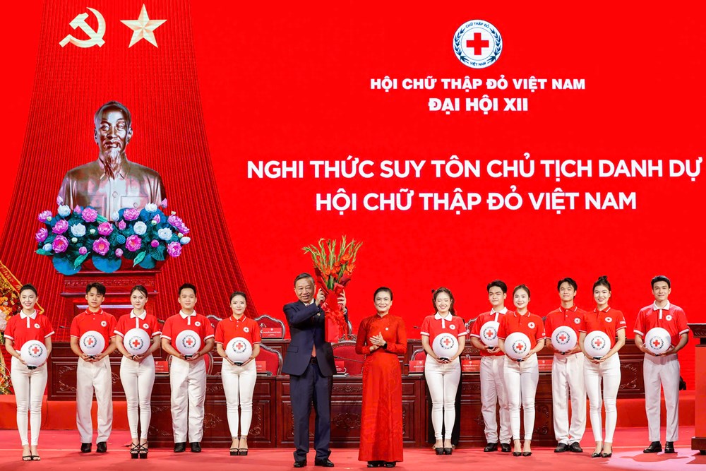 Tổng Bí thư, Chủ tịch nước Tô Lâm giữ cương vị Chủ tịch danh dự Hội Chữ thập đỏ Việt Nam  - ảnh 4