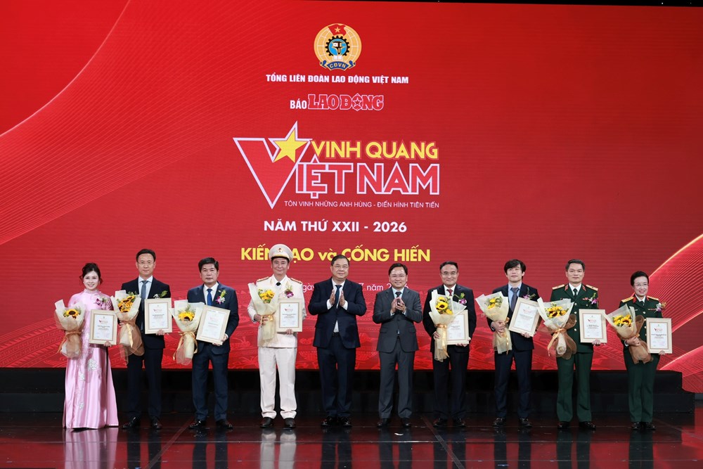 Chương trình Vinh quang Việt Nam 2026 vinh danh những tấm gương cống hiến  - ảnh 4