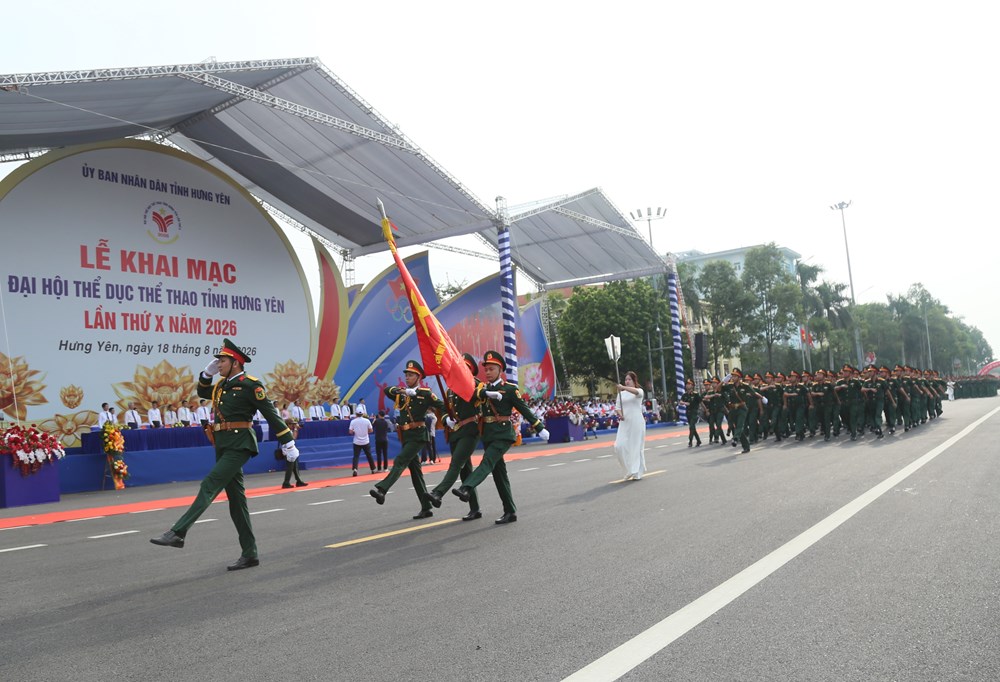 Khai mạc Đại hội TDTT tỉnh Hưng Yên lần thứ X năm 2026 - ảnh 3
