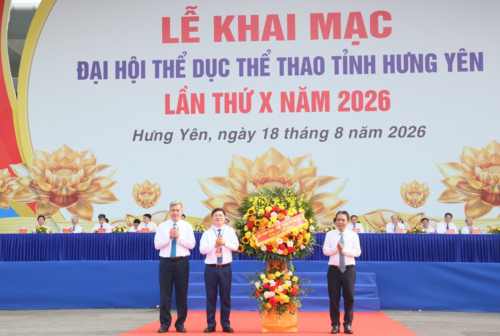 Khai mạc Đại hội TDTT tỉnh Hưng Yên lần thứ X năm 2026 - ảnh 6
