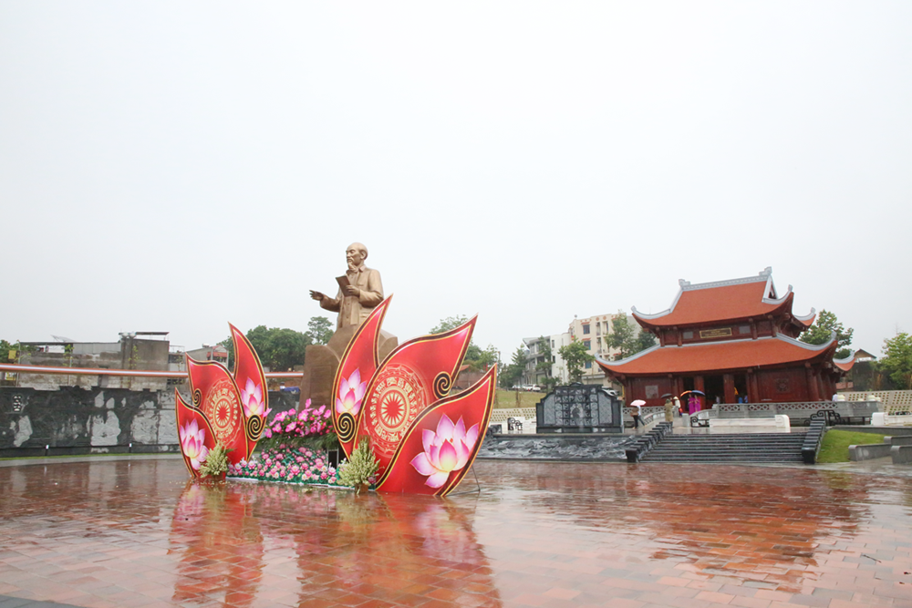 Khánh thành công trình Đền thờ Bác Hồ và dự án Công viên Văn Miếu ở Bắc Ninh  - ảnh 1