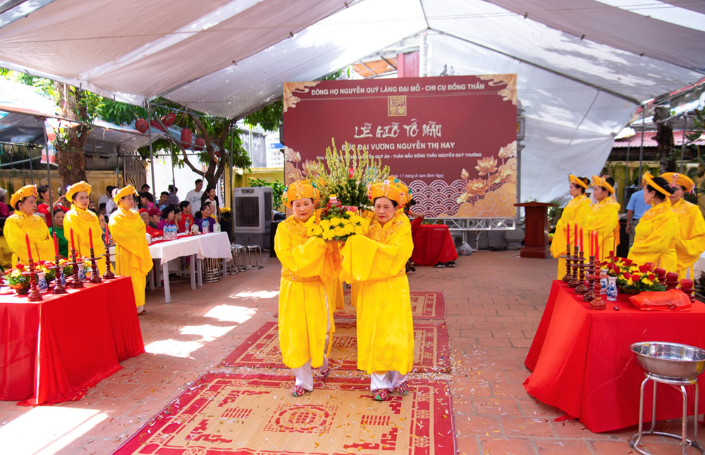Tưởng niệm Chánh phu nhân Nguyễn Thị Hay - dấu ấn người phụ nữ phía sau một dòng họ khoa bảng - ảnh 6