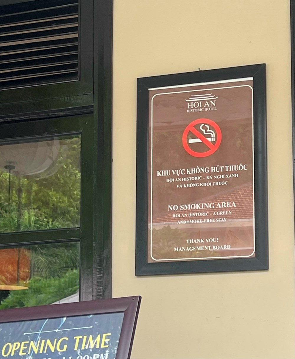 Không để khách hút thuốc lá điện tử, thuốc lá nung nóng trong khuôn viên khách sạn - ảnh 3