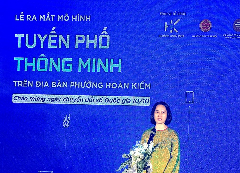 Phường Hoàn Kiếm ra mắt “Tuyến phố thông minh”: Khi phố cổ kết nối với không gian số - ảnh 1