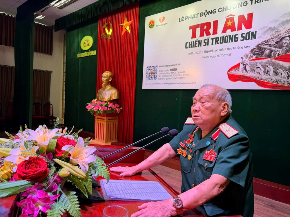 Phát động chiến dịch “Tri ân chiến sĩ Trường Sơn” năm 2026: Cô gái Lào ủng hộ 20 triệu đồng - ảnh 2