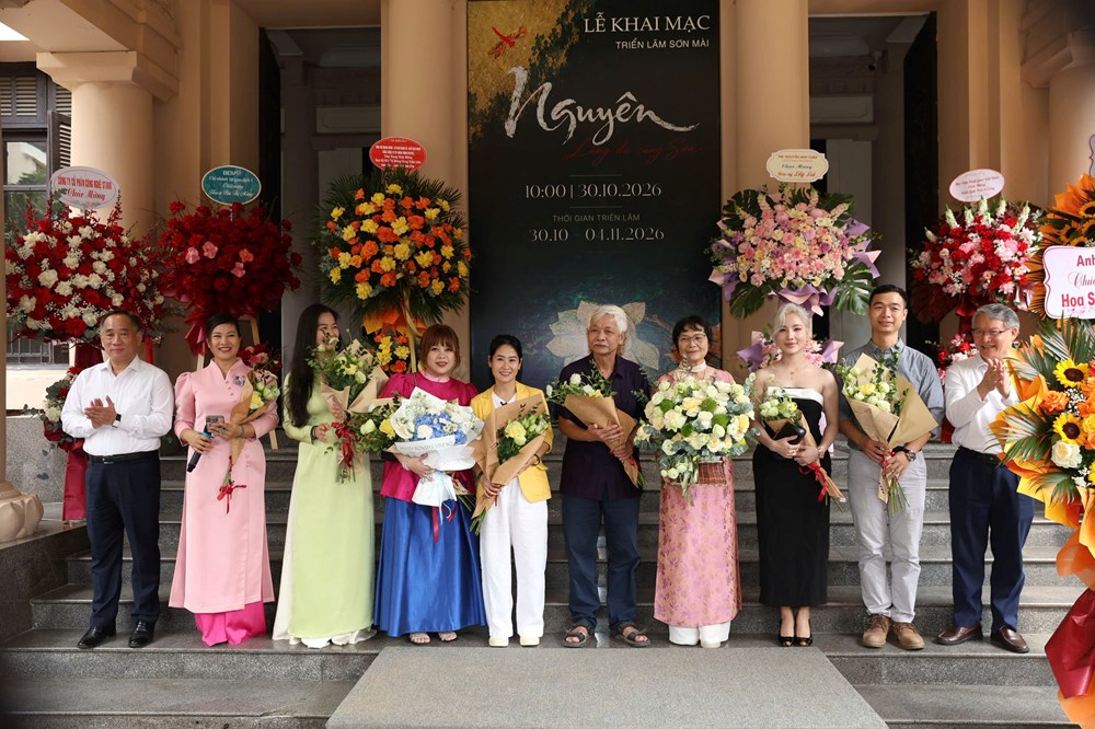 Khai mạc triển lãm “Nguyên - Lãng du cùng Sơn”  - ảnh 1