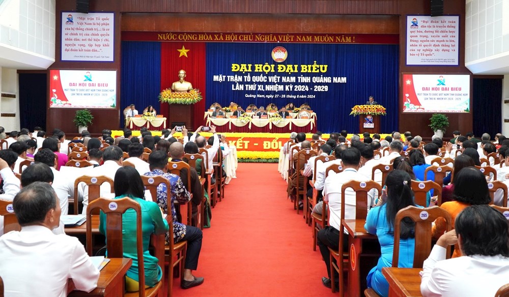 Đại hội đại biểu Mặt trận tổ quốc Việt Nam tỉnh Quảng Nam lần thứ XI - ảnh 1