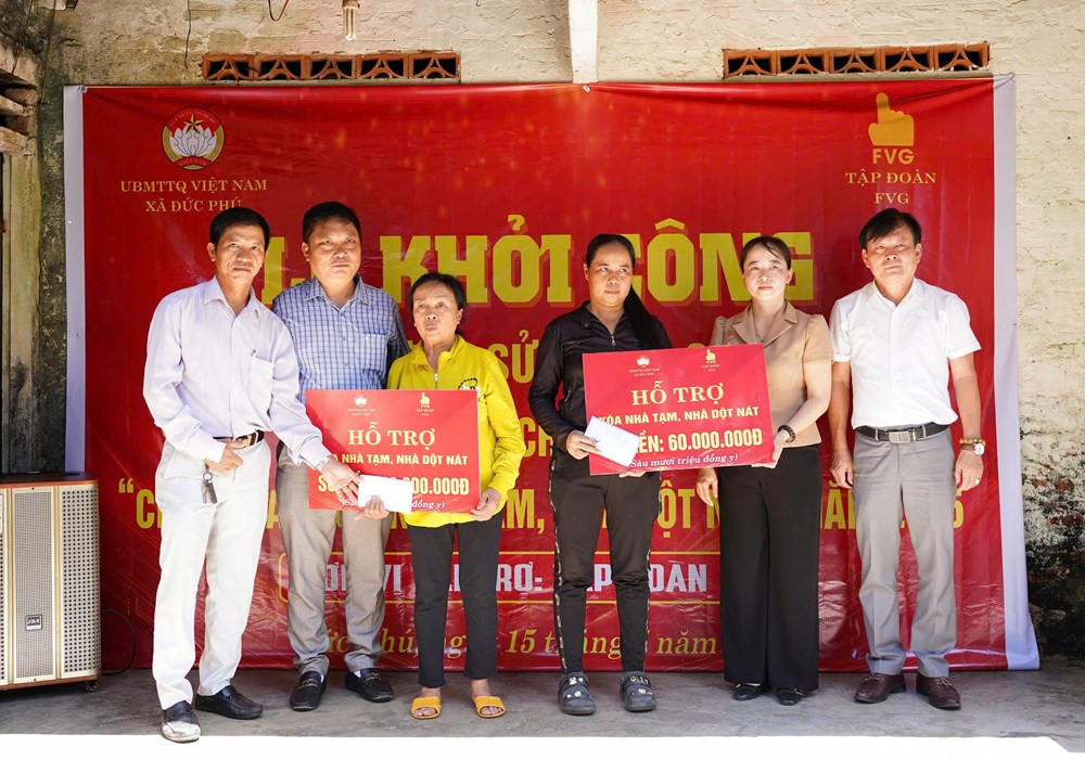 FVG chung tay, hỗ trợ xóa 10 nhà tạm tại Đà Nẵng - ảnh 1