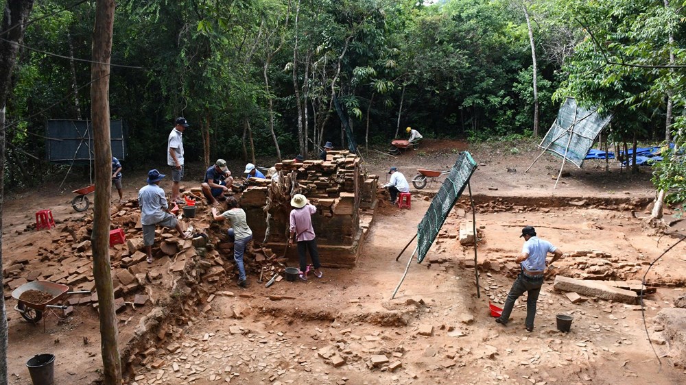 Những phát hiện mới sau tại nhóm tháp L Mỹ Sơn - ảnh 2