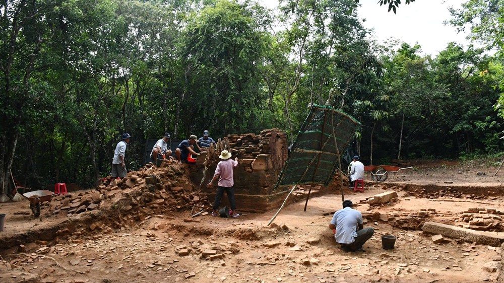 Những phát hiện mới sau tại nhóm tháp L Mỹ Sơn - ảnh 5