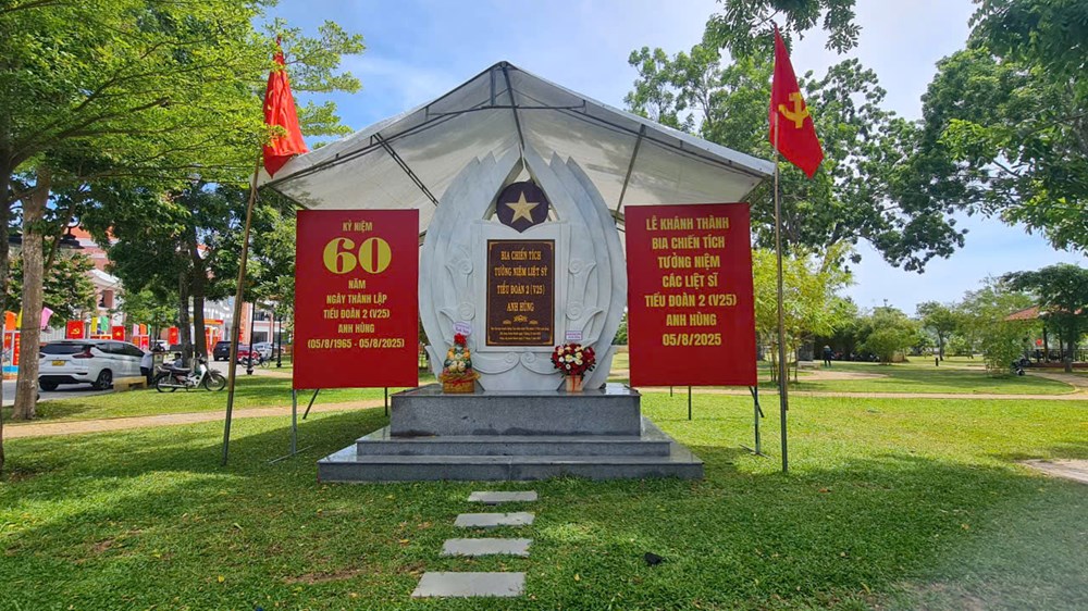 Khánh thành Bia chiến tích tưởng niệm liệt sĩ Tiểu đoàn 2 - ảnh 3