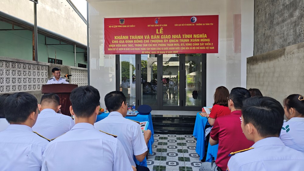 Khánh thành 2 nhà tình nghĩa cho quân nhân Vùng Cảnh sát biển 2 nhân dịp Quốc khánh 2.9 - ảnh 3