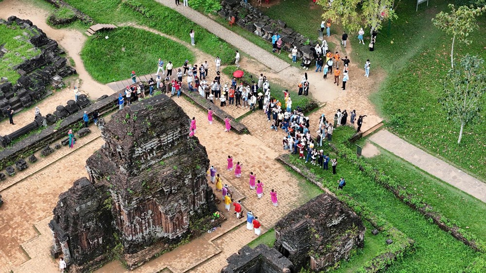 Thi đua yêu nước gắn với bảo tồn, phát huy giá trị di sản tại Mỹ Sơn - ảnh 1