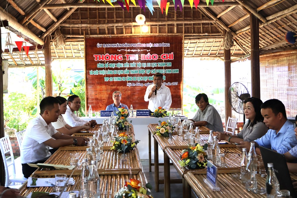 Đưa vào hoạt động bến thủy nội địa du lịch tại Cẩm Thanh- top 50 ngôi làng đẹp nhất thế giới - ảnh 3