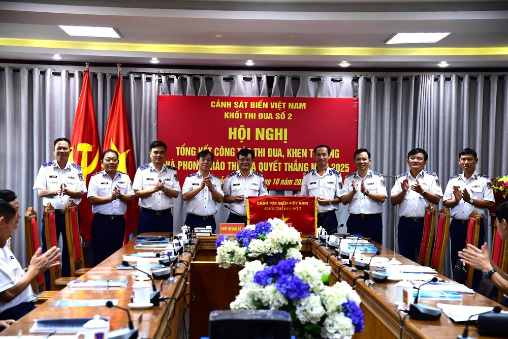 Khối thi đua số 2 Cảnh sát biển Việt Nam tổng kết phong trào thi đua quyết thắng  - ảnh 5