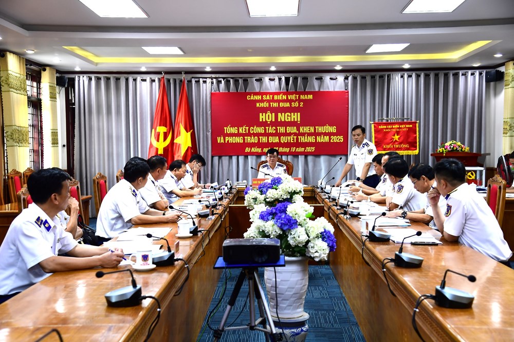 Khối thi đua số 2 Cảnh sát biển Việt Nam tổng kết phong trào thi đua quyết thắng  - ảnh 6