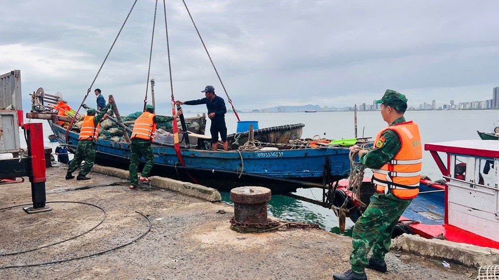 Hối hả chằng chống nhà cửa, gặt lúa,…”chạy” bão số 13 - ảnh 3