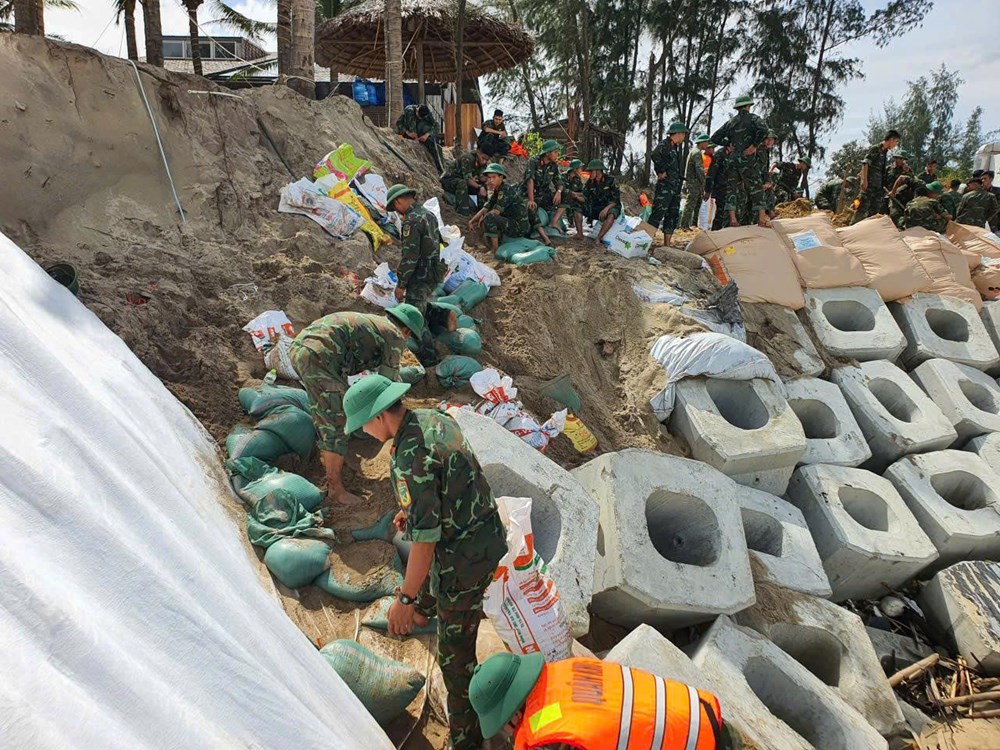 Công bố tình huống khẩn cấp sạt lở bờ biển Hội An Tây, bờ kè An Lương - ảnh 4