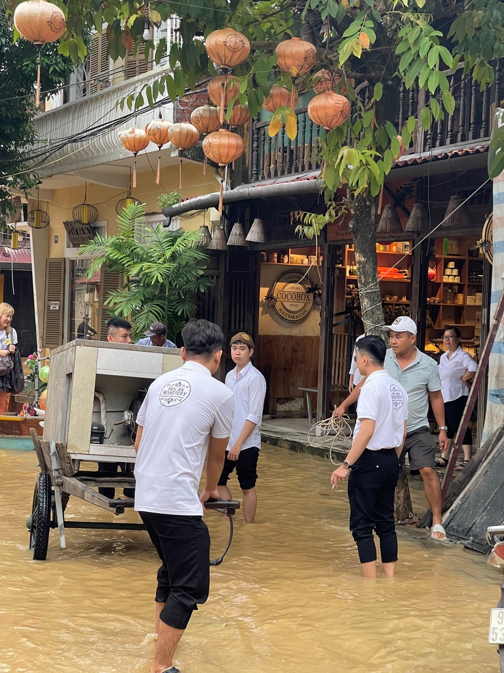 Mưa lớn kéo dài, nhiều vùng trũng thấp ở Đà Nẵng lại ngập lũ - ảnh 5