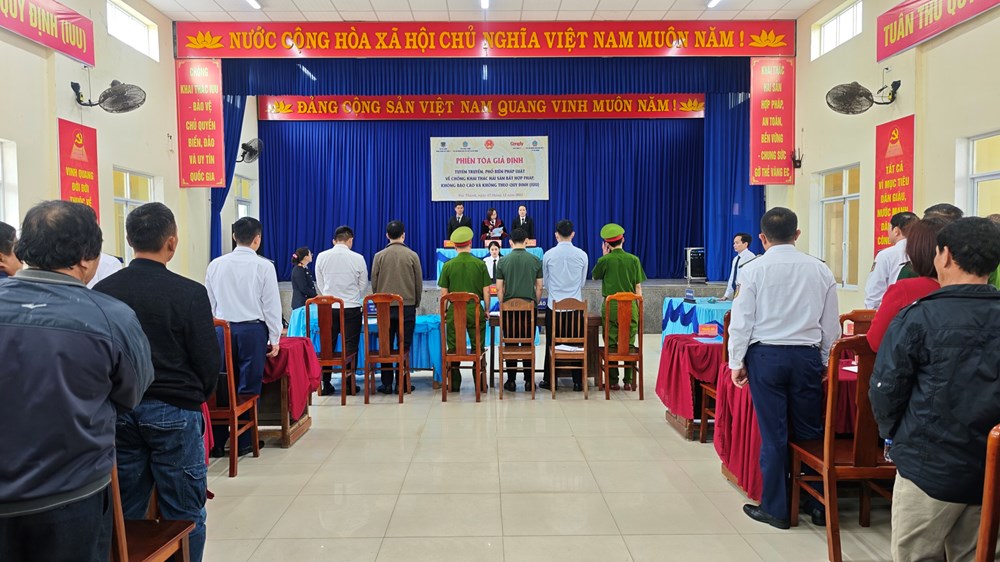 “Phiên tòa giả định” tuyên truyền, phổ biến pháp luật về chống IUU - ảnh 1