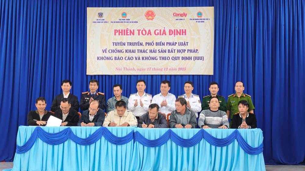 “Phiên tòa giả định” tuyên truyền, phổ biến pháp luật về chống IUU - ảnh 4