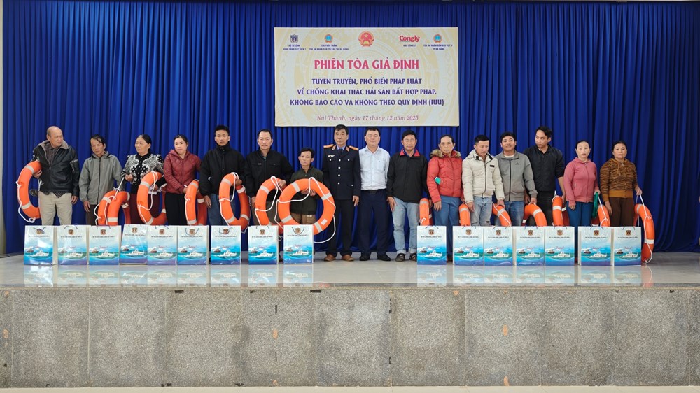 “Phiên tòa giả định” tuyên truyền, phổ biến pháp luật về chống IUU - ảnh 5