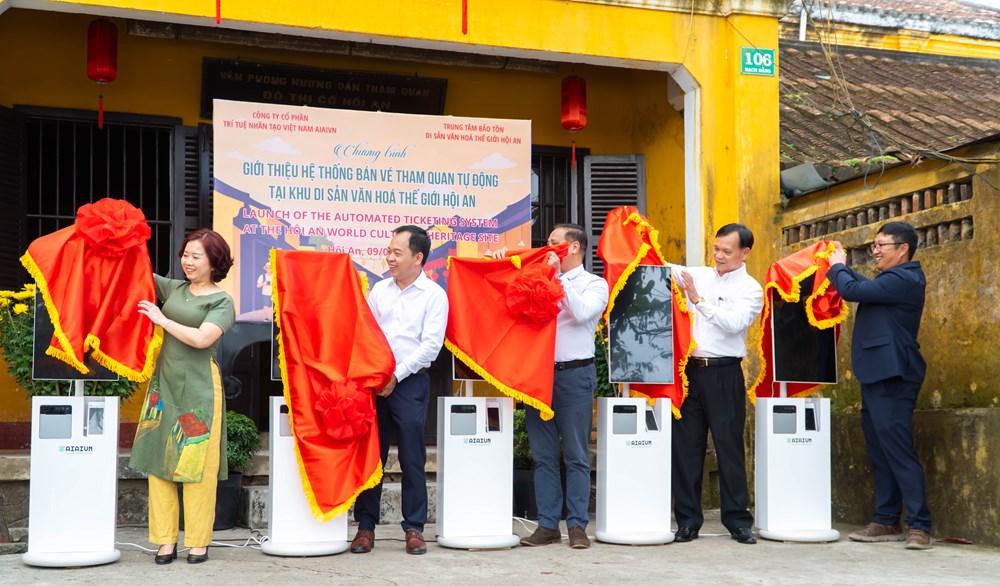 Hội An ra mắt hệ thống bán vé tham quan tự động   - ảnh 1