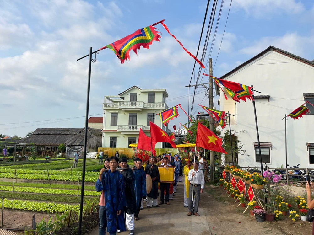 Rộn ràng lễ hội cầu bông Trà Quế - ảnh 2