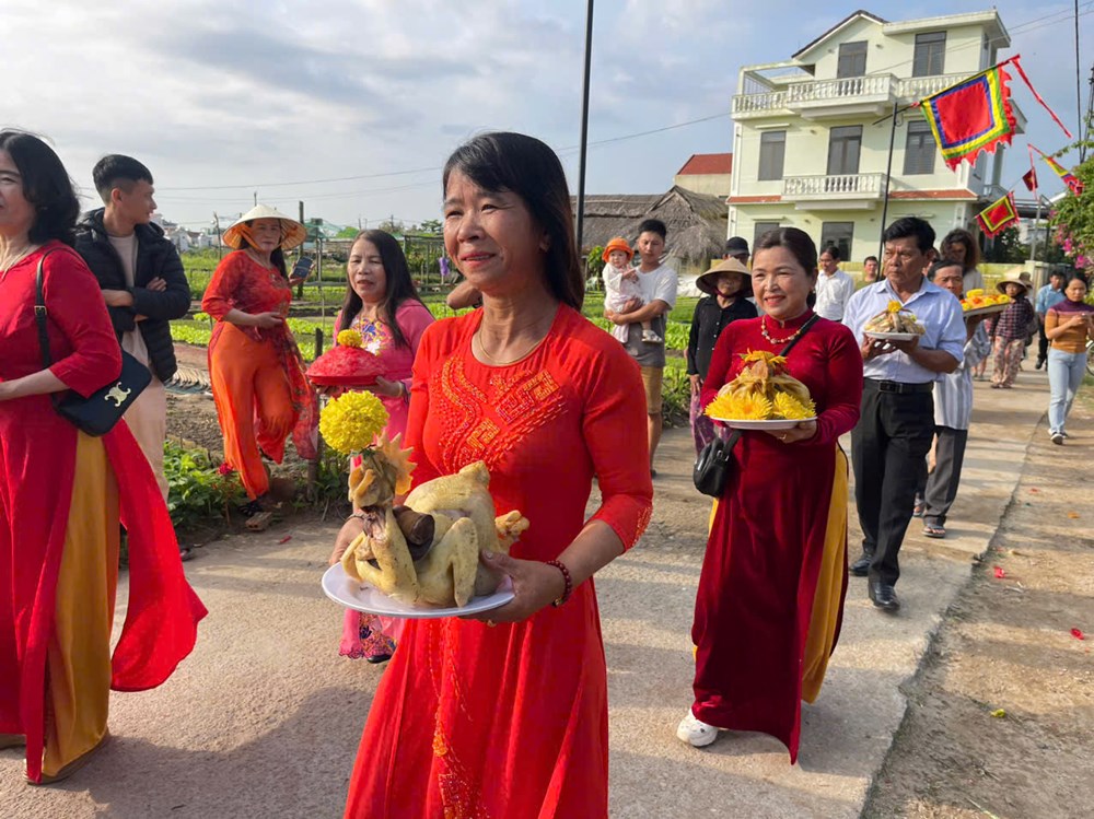 Rộn ràng lễ hội cầu bông Trà Quế - ảnh 3