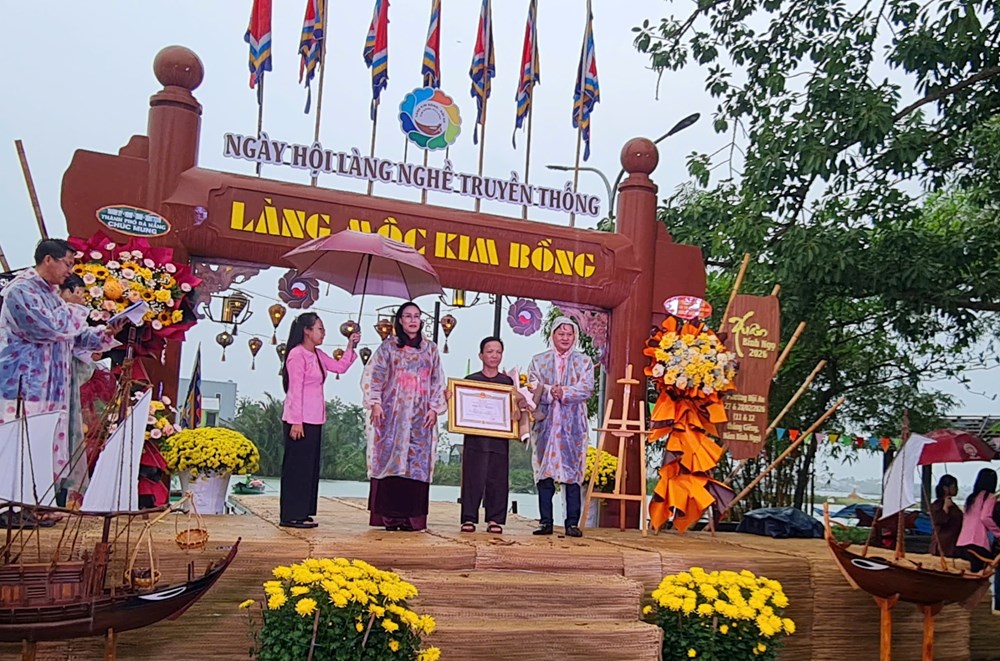 Khai mạc Ngày hội Làng nghề truyền thống Kim Bồng 2026 - ảnh 2