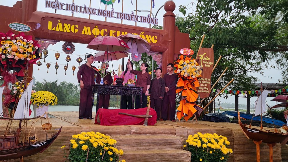 Khai mạc Ngày hội Làng nghề truyền thống Kim Bồng 2026 - ảnh 1