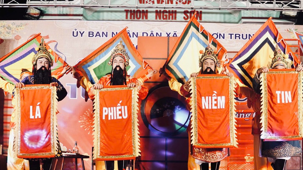 Nghệ thuật truyền thống tuyên truyền bầu cử - ảnh 10