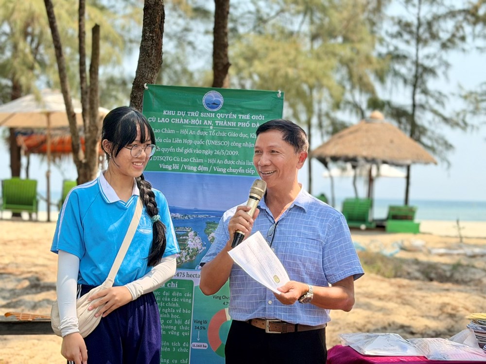 Giáo dục bảo tồn dại dương tại Khu dự trữ Sinh quyển thế giới Cù Lao Chàm - Hội An - ảnh 2