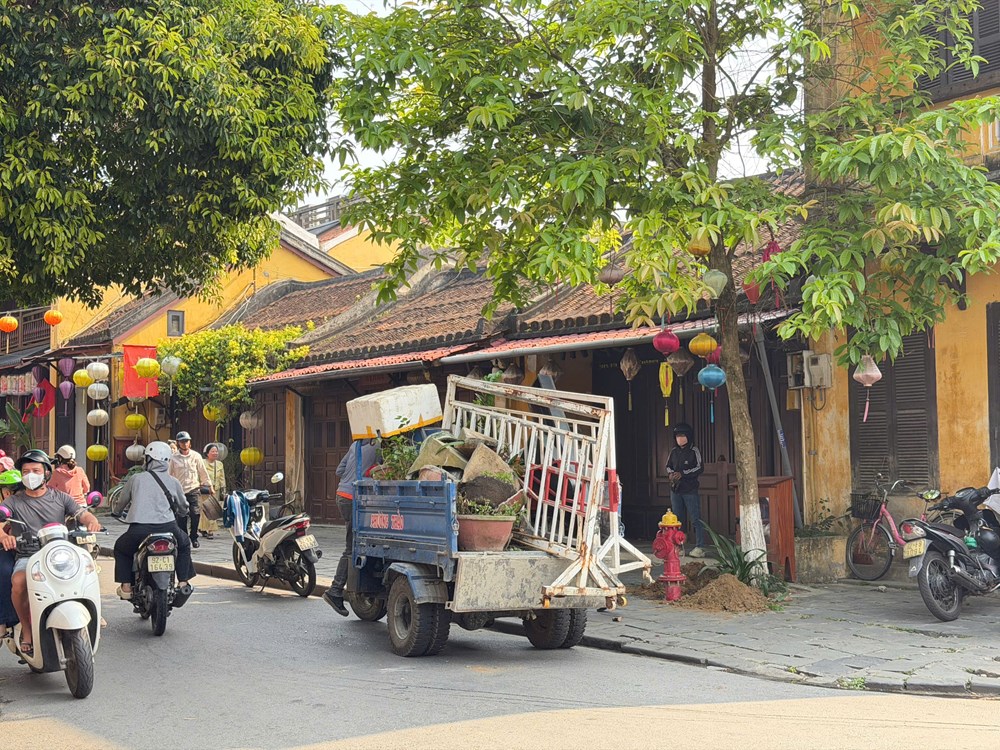 Hình ảnh Hội An những ngày đầu ra quân lập lại trật tự vỉa hè, mỹ quan đô thị - ảnh 8