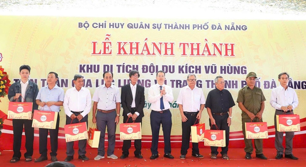 Khánh thành công trình di tích lịch sử địa điểm thành lập Đội du kích Vũ Hùng - ảnh 4