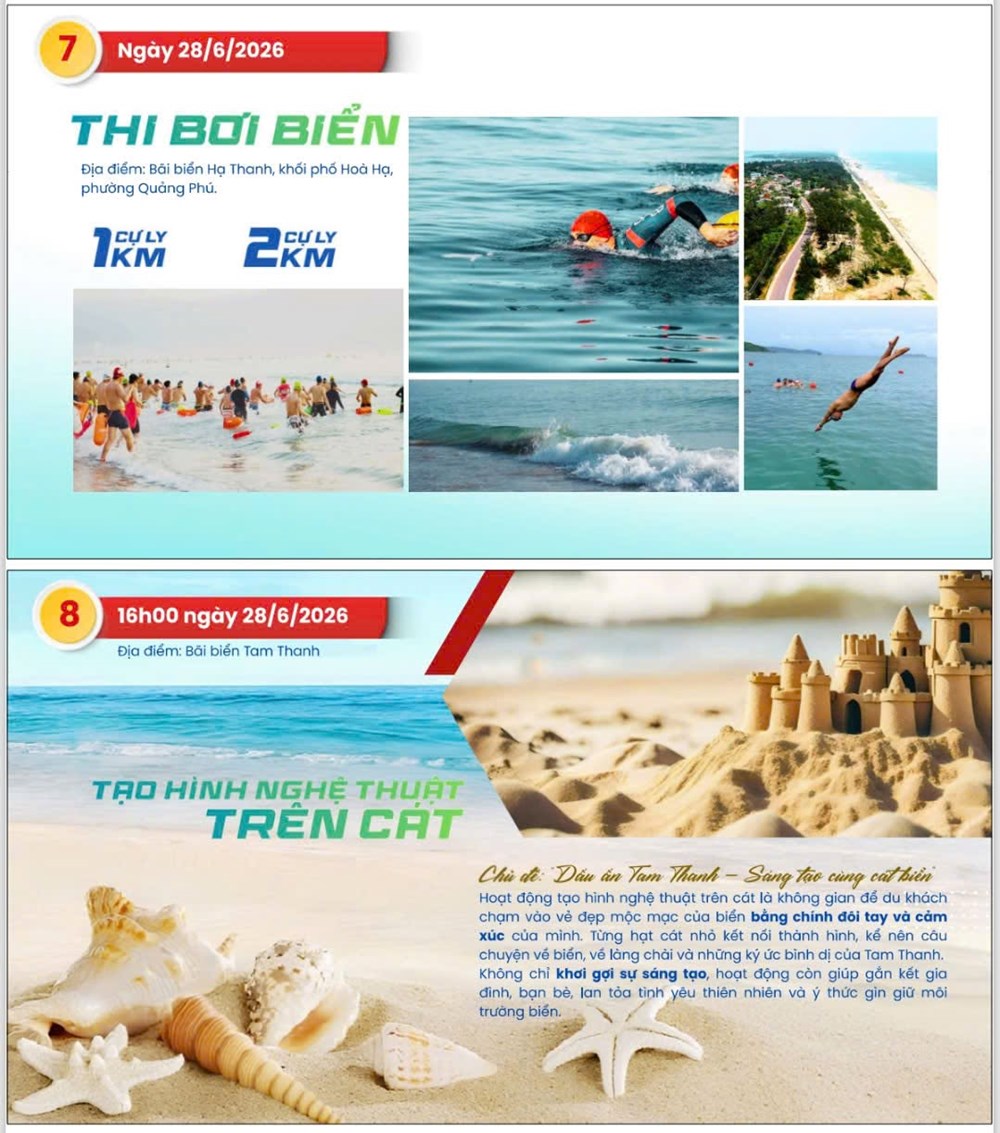 Chuỗi hoạt động hứa hẹn sẽ “bùng nổ” tại Lễ hội biển Tam Thanh 2026 - ảnh 2