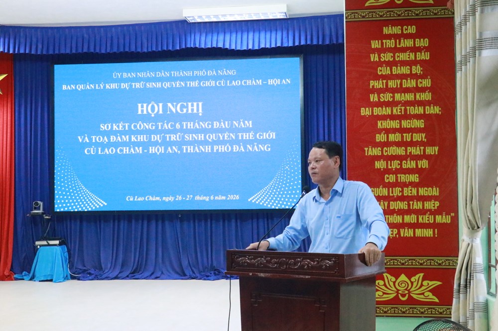 Khu sinh quyển Cù Lao Chàm - Hội An hoàn thành 7/8 nhiệm vụ 6 tháng đầu năm - ảnh 3