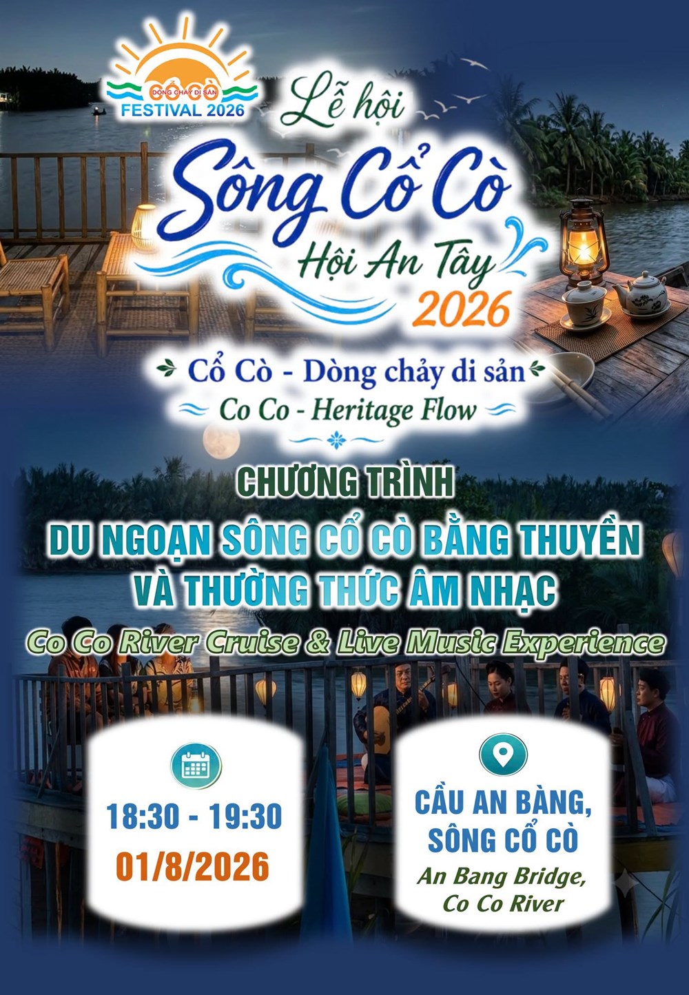 4 hoạt động điểm nhấn tại Lễ hội Sông Cổ Cò - Hội An Tây 2026 - ảnh 2